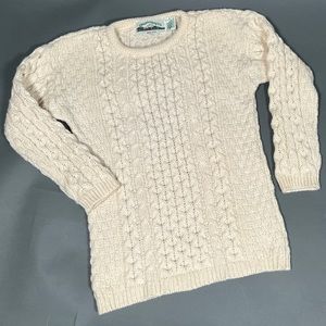 ARAN CRAFTS Ireland wool merino sweater 8-12 years